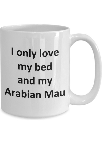 Esprili Arap Mau Kupa - Kupa Bardak Arap Mau Kedisi Kahve Fincanı - İngilizce Kahve Kupa