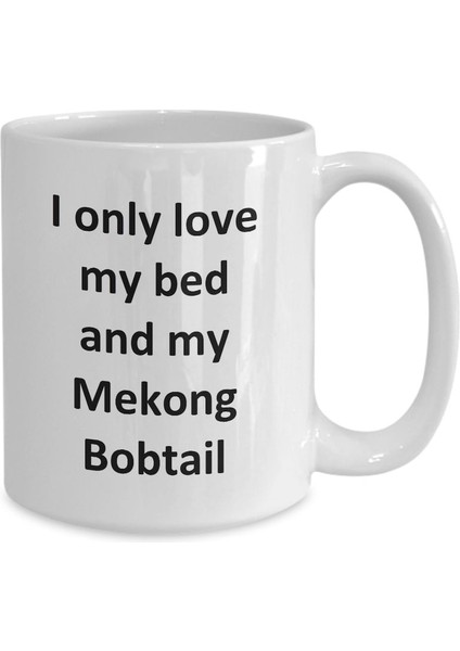 Esprili Mekong Kısa Kuyruklu Kupa - Mekong Kısa Kuyruklu Kedi Kahve Fincanı - İngilizce Kupa