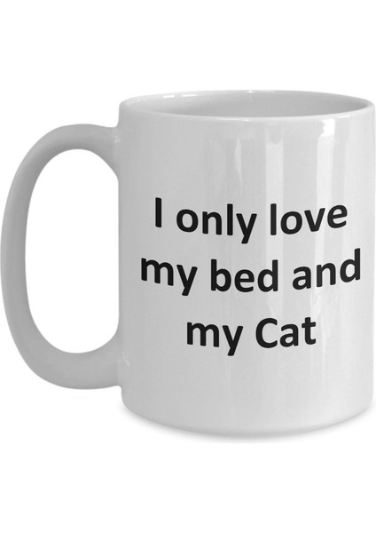 Esprili Aşk Kedi Kupa - Kupa Bardak Kedi Kahve Fincanı - Ingilizce Kupa Bardak Kupa