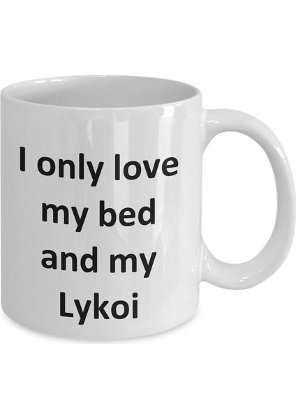 Esprili Lykoi Kupa - Kupa Bardak Lykoi Kedi Kahve Fincanı - Ingilizce Kupa Bardak