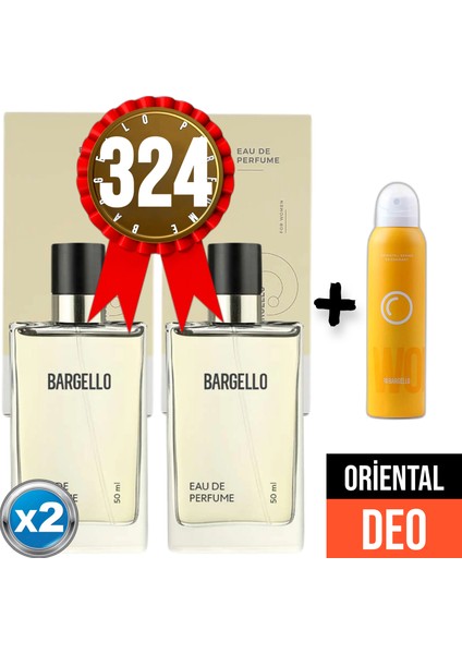 Parfüm 324X2 (2ADET) Oriental 50 ml Edp + Oriental Deodorant 150 ml