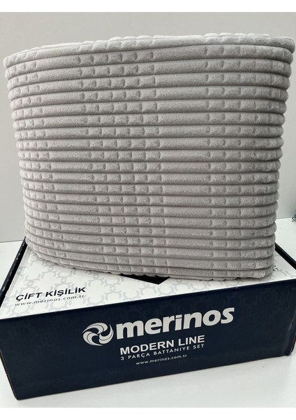 Modern Line 2 Parça Tek Kişilik Battaniye Seti Açık Gri Renk Tek Ebat Beden fiyatları