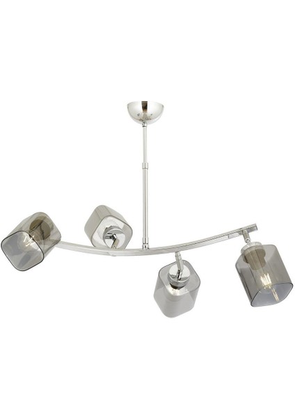 Avonnı AV-60272-4K-YM Krom Kaplama Modern Avize E27 Metal Cam 65X45CM