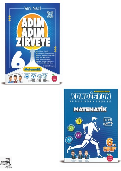 6. Sınıf Adım Adım Matematik - Kondisyon Matematik Deneme Seti