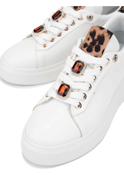 Kadın Vegan Beyaz Sneakers & Spor Ayakkabı 1009 1590 Bn Ayk Y24 Beyaz fırsatları