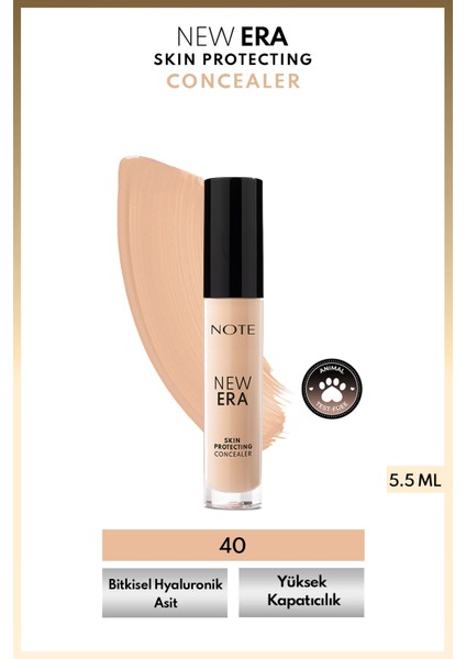 New Era Skin Protecting Concealer 40 Soft Ivory Göz Altı Kapatıcısı