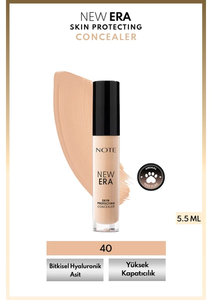 New Era Skin Protecting Concealer 40 Soft Ivory Göz Altı Kapatıcısı