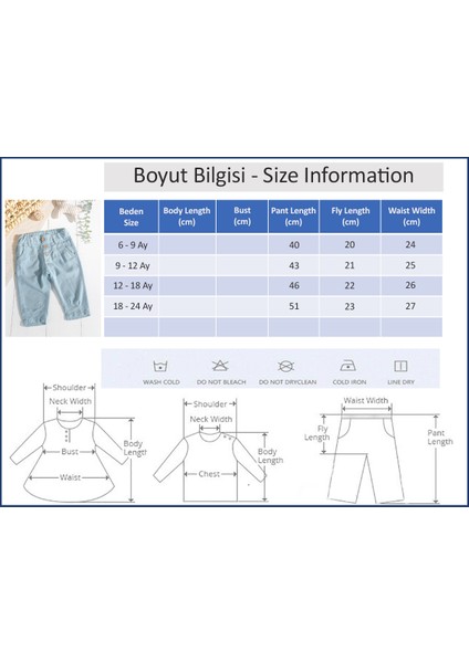Düğmeli Beli Lastikli Erkek Bebek Keten Pantolon fırsatları