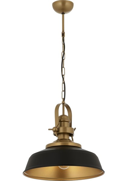 Avonnı Siyah Boyalý Modern Avize E27 Metal 35CM