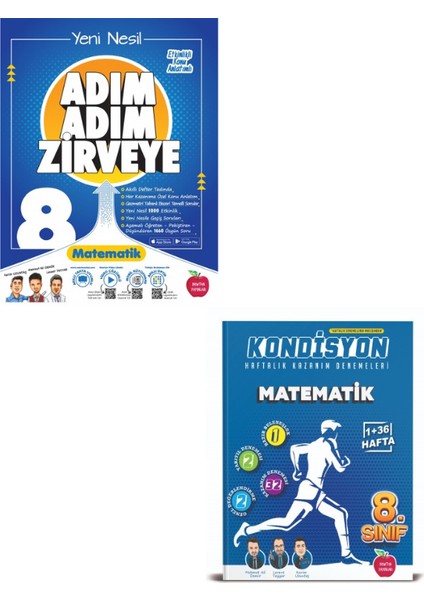 8. Sınıf Adım Adım Matematik - Kondisyon Matematik Deneme Seti