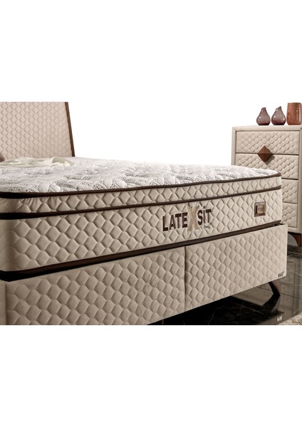 Latexsit Plus Baza+Başlık Tek Kişilik 120X200 cm (Fiyata Yatak Dahil Değildir)