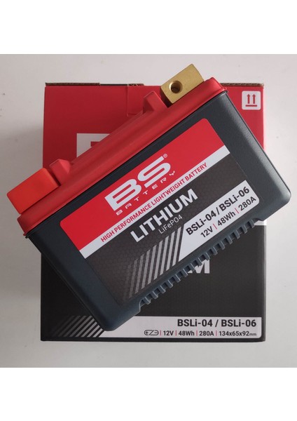 Bs Battery Bsli - 04 / Bsli 06 12 V 48 W 280 A Lithium Lifepo4 Akü