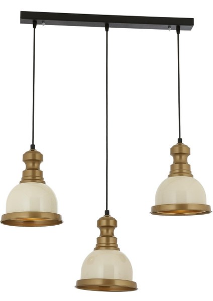 Avonnı Beyaz Boyalý Modern Avize E27 Metal 60X60CM