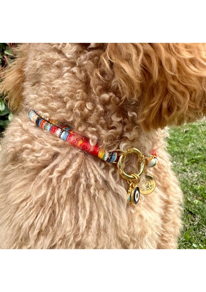 Jesspecial Mavi Ip Kedi Köpek Kolyesi Charm Uçlu