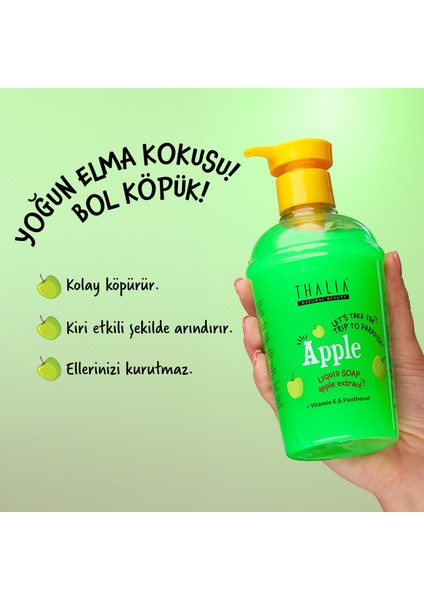 Elma Kokulu Sıvı El Sabunu 400ML