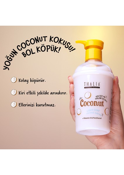 Hindistan Cevizi Kokulu Sıvı El Sabunu 400ML