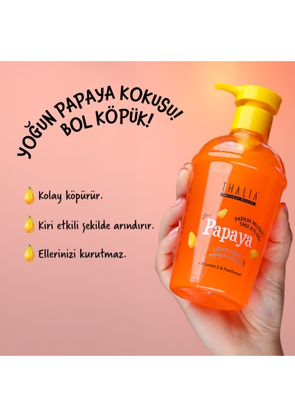 Papaya Kokulu Sıvı El Sabunu 400ML