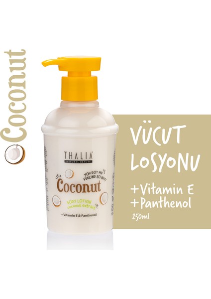 Hindistan Cevizi Kokulu El ve Vücut Losyonu 250ML