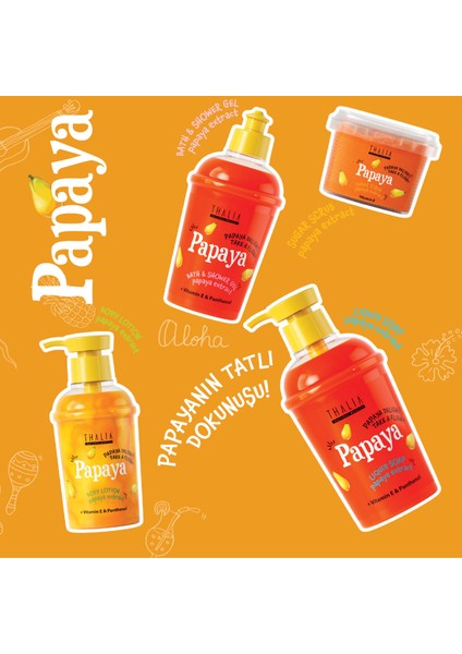 Papaya Kokulu El ve Vücut Losyonu 250ML
