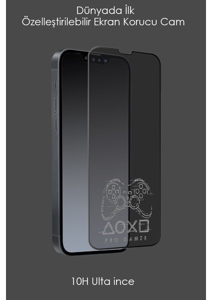 Gammer Iı Baskılı Iphone 14 Pro Max Uyumlu Ekran Korucu Cam