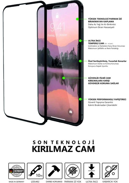 Müslüm Gürses Baskılı Iphone 12 Pro Uyumlu Ekran Korucu Cam