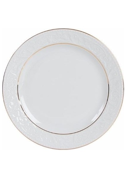 Hazan Altın Yaldız Düz Tabak 20CM Tekli 04POR031036