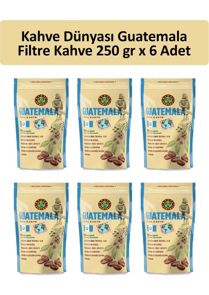 Guatemala Filtre Kahve 250 gr x 6 Adet