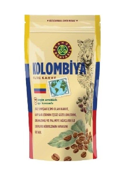 Kolombiya ve Guatemala Filtre Kahve 250 gr x 2 Adet