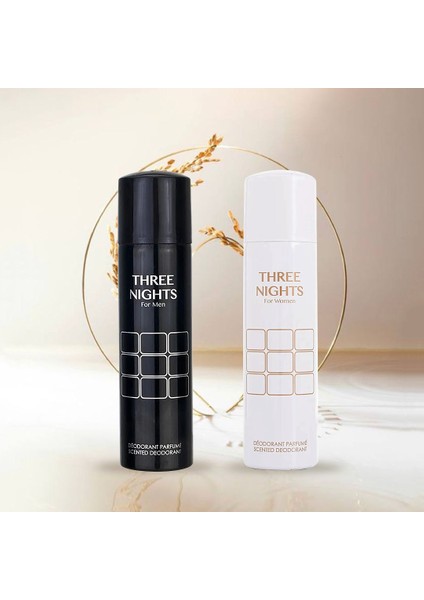 Three Nights 150 Ml Kadın Ve Erkek Deodorant Seti