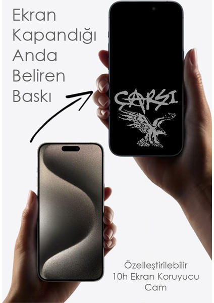 Çarşı Baskılı Iphone 15 Plus Uyumlu Ekran Korucu Cam