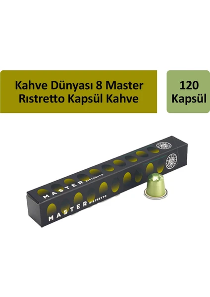 Kahve Dünyası 8 Master Rıstretto Kapsül Kahve x 12 Adet