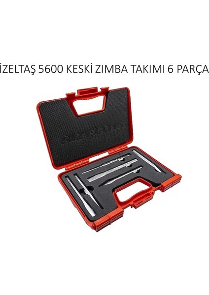 Izeltaş Keski Zımba Takımı 6 Parça 5600 00 6106