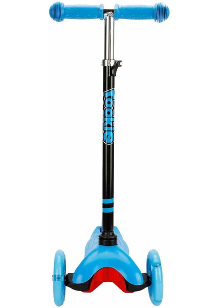 Rookie 3 Tekerlekli Işıklı Mavi Mini Scooter modelleri