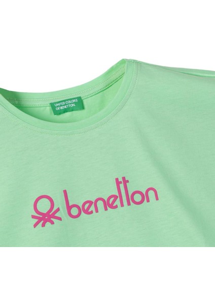 United Colors Of Benetton Kız Çocuk Tshirt BNT-G21304