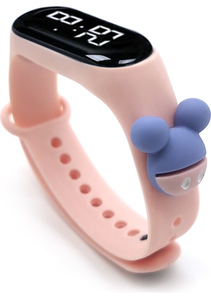 Children's Baby Wristband Mi 3 LED Electronic Watch Creative Gift Swimming Waterproof Cartoon Baby (Yurt Dışından)