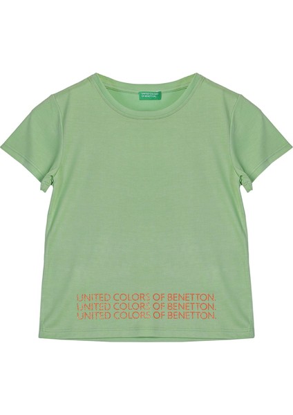 United Colors Of Benetton Kız Çocuk Tshirt BNT-G21286