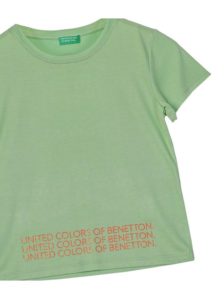 United Colors Of Benetton Kız Çocuk Tshirt BNT-G21286