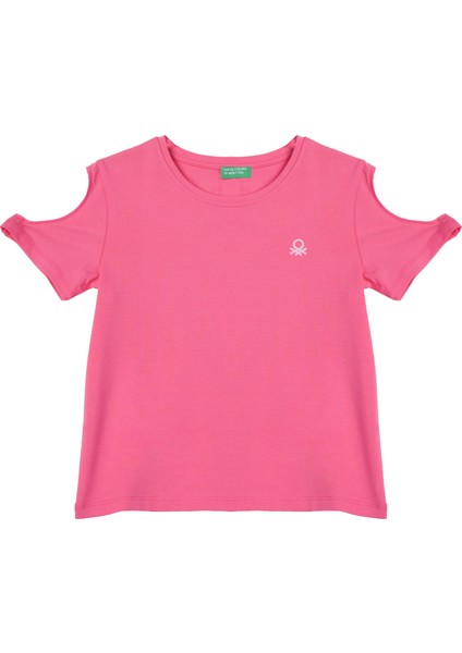 United Colors Of Benetton Kız Çocuk Tshirt BNT-G21303