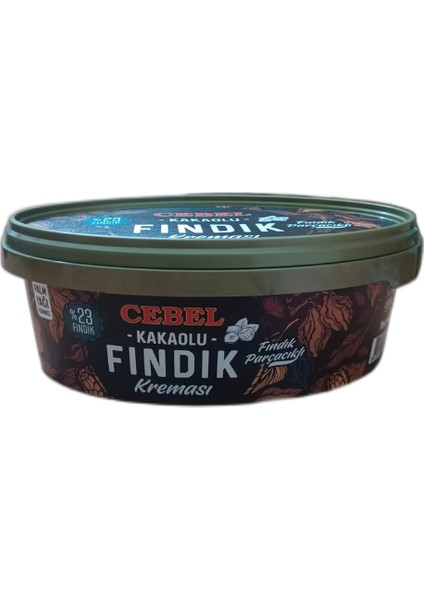 Fındık Parçacıklı Kakaolu Fındık Kreması 400 gr (Kase) %23