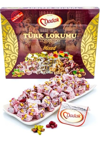 Nar Aromalı Antep Fıstıklı Mini Lokum 200 gr