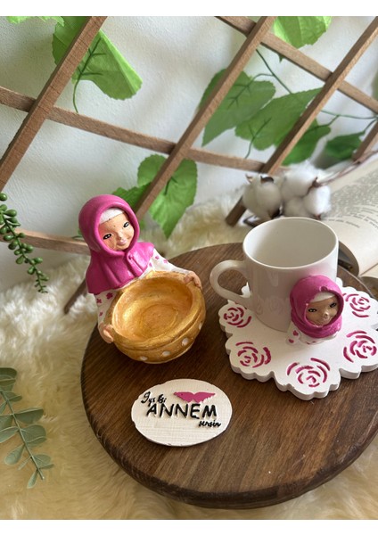 Anneler Gününe Özel Tasarım Kahve Fincanı ,lokumluk Set fiyatları