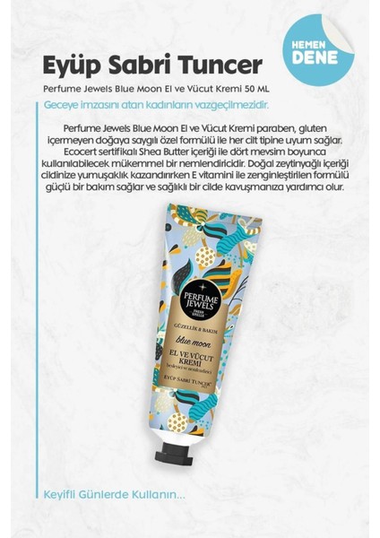 Perfume Blue Moon El ve Vücut Kremi 50 ml 3 Adet ve Rosıe Pamuk fiyatları
