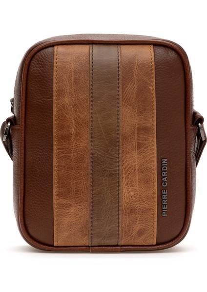 Erkek Erkek Taba Deri Omuz Çantası 50288588-VR099 modelleri