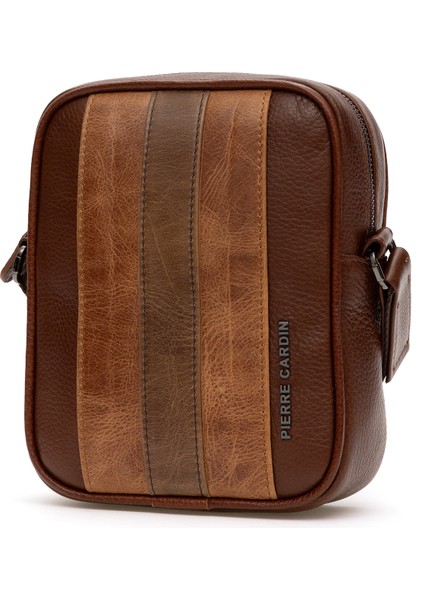 Erkek Erkek Taba Deri Omuz Çantası 50288588-VR099 fırsatları