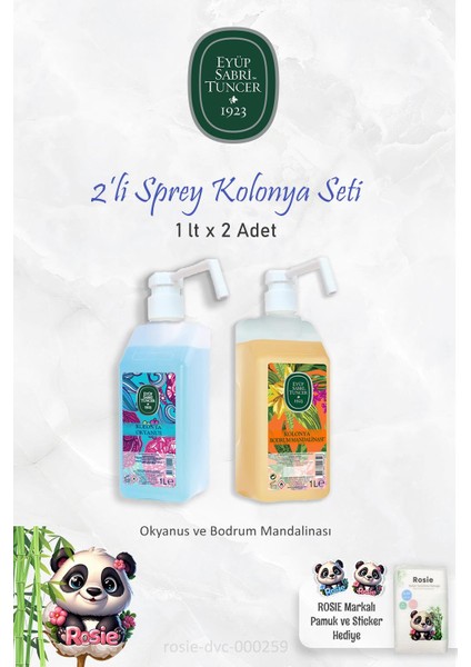 1 Litrelik Bodrum Mandalinası, Okyanus Kolonyası Ve Rosıe fırsatları