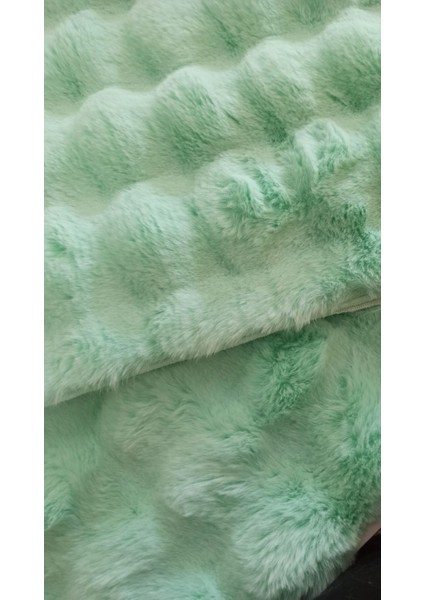 Kalın Tavşan Peluş Üç Kişilik Koltuk Örtüsü ( 80*190CM ) Sadece Oturma Alanı Için