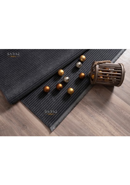 Dizayn Şönil Dokuma Kayma Yapmaz Makinede Yıkanabilir Leke Tutmaz Kesme Bohem Kilim Antrasit fiyatları