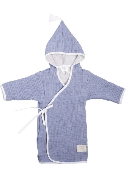Marshmallow Kimono Bornoz Mavi