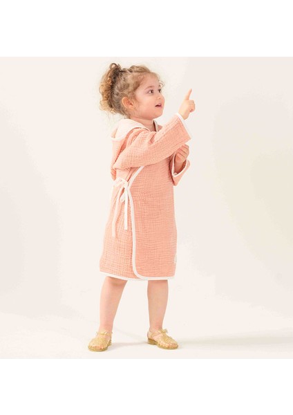 Marshmallow Kimono Bornoz Somon