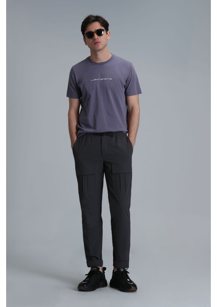 Erkek Tony Modern Grafik T-Shirt 111020190 Vizon